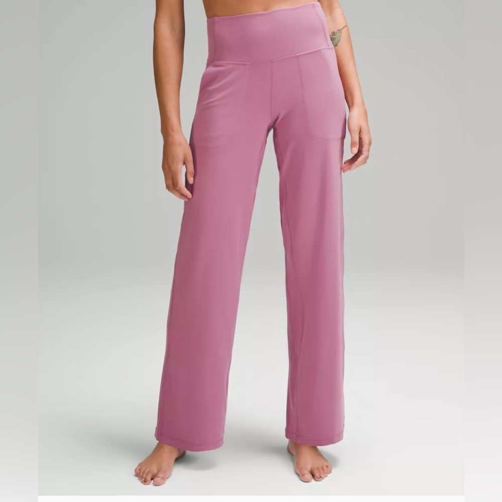 Lululemon align, high rise wide-leg pant 31”
